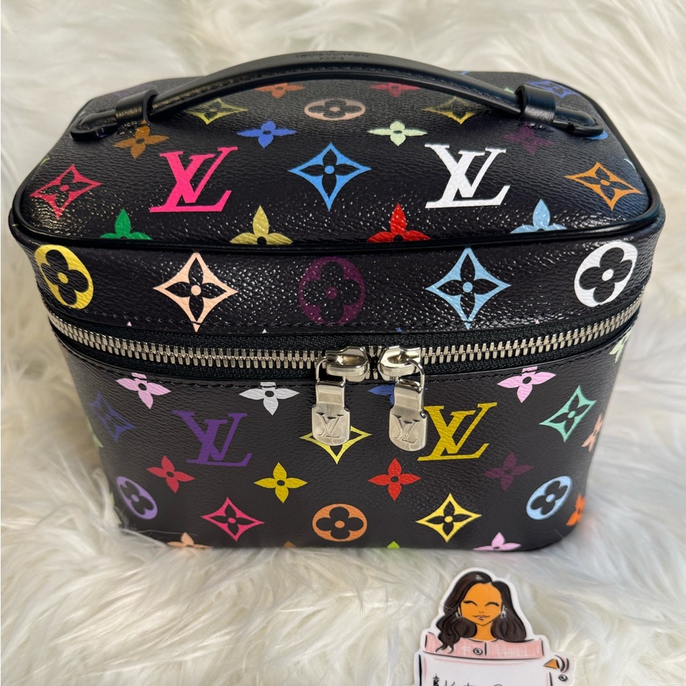 Louis Vuitton Black Murakami Multicolor Black Nice Mini